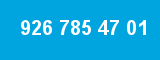 926 785 47 01 926 785 47 01